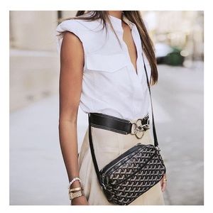 GOYARD Cap Vert Crossbody Bag in Black/Noir